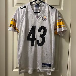 Reebok youth size extra large, Pittsburgh Steelers, Troy Polamalu jersey